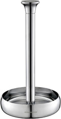 simpletome Paper Towel Holder Countertop Keep It Rolled Up Weighted Base (Chrome)