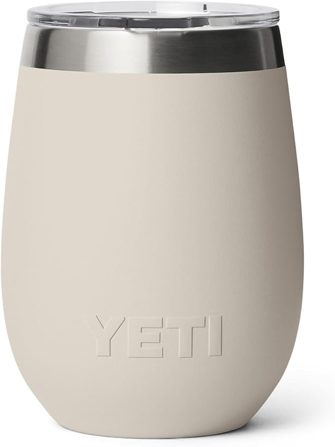 YETI Rambler 10 oz Wine Ceramic Lined Tumbler, Cape Taupe