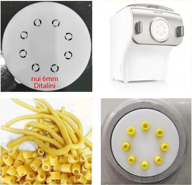 Pasta Soup Noodles Shape Disc Fit For Philips Automatic Pasta & Noodle Maker, Disc Compatible With Philips Pasta Maker Attachment Kitchen Appliance Maker Accessory (Ditalini Pasta 6mm)