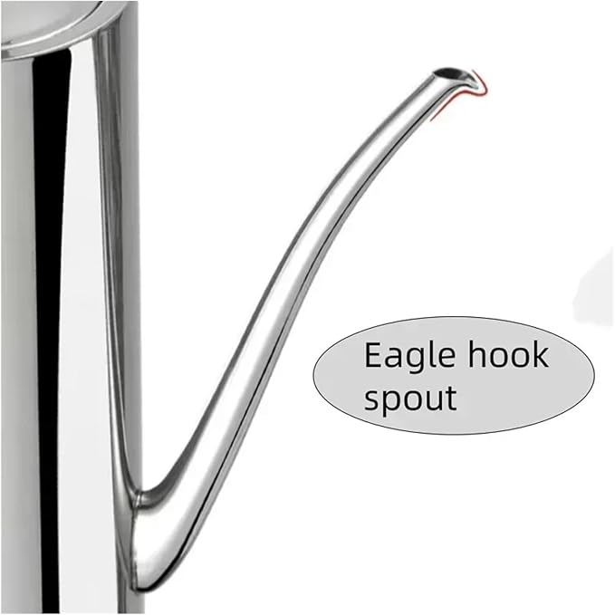 500/700ml Oil Pot 304 Stainless Steel Leak proof Vinegar Oil Bottle Storage Container Home Kitchen Utensils(Straight-500ml)