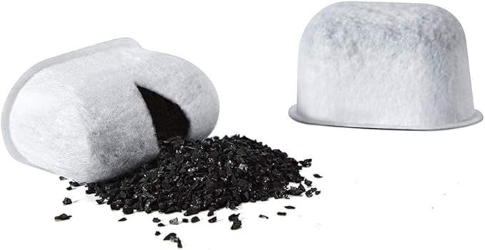 Replacement Part Water Reservoir with Water Filter Holder and 3 Charcoal filters,Compatible with Keurig K-Elite Coffee Maker Only (Brushed Silver)
