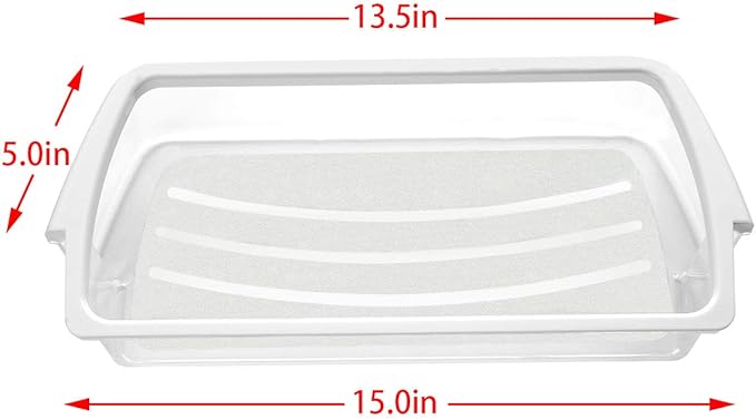 3 Packs W10321304 Refrigerator Door Shelf Bin by SupHomie - Compatible with Whirlpool WRS325FDAM01 WRS325FDAM02 WRS325FDAM04 ED5FVGXWS07 Replaces WPW10321304 PS11752778