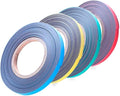 Magnetic Tape Roll Colored Thin Strips - Dry Erase Magnet Whiteboard Graphic Art Tape/ 10mm 33ft Marking Line Magnet Tape(4 Pack Mix Color)