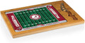 PICNIC TIME NCAA Icon Glass Top Cutting Board & Knife Set, Cheese Boards Charcuterie Boards, Serving Platter, (Parawood & Bamboo)