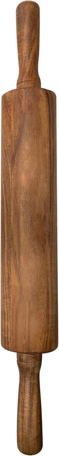 Ironwood Gourmet Acacia Wood Rolling Pine, 12" barrel x 2.75"