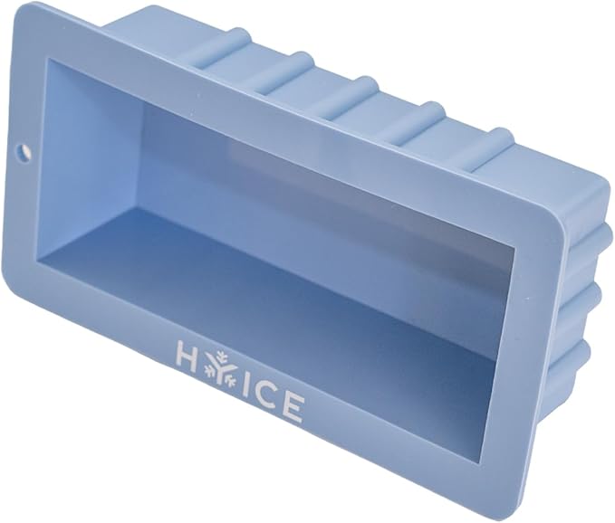 HYICE® Large Ice Block Mold for Coolers & Cold Plunge - 2.5 LB Silicone Ice Brick Maker for Camping Accessories