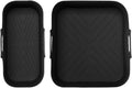Compatible for Philips Dual Basket Air Fryer NA350 Series 6L/3L, Reusable Silicone Dual Airfryer Liner Air Fryer Accessories(Black)