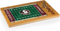 PICNIC TIME NCAA Icon Glass Top Cutting Board & Knife Set, Cheese Boards Charcuterie Boards, Serving Platter, (Parawood & Bamboo)