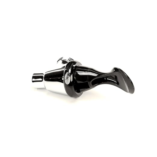 Wilbur Curtis WC-1800-P Faucet, "S" Series Blk Locking 1-1/32-14 UNS Curtis