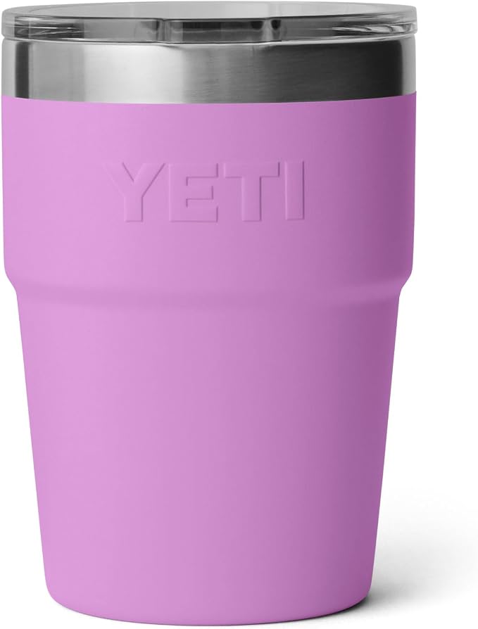 YETI Rambler 16 oz Stackable Tumbler, Vacuum Insulated, Stainless Steel with MagSlider Lid | Stackable