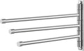 KES Bathroom Towel Bar 13.8 Inch Swing Arm Wall Mount Swing Out 3-Arm Towel Holder SUS304 Stainless Steel Brushed Finish, A2102S3-2