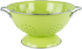 Reston Lloyd, 3 Quart Powder Coated Steel Kitchen Strainer Basket for draining Pasta, Vegetable and Fruit, Chrome Handles and Wide Stable Base, Lime