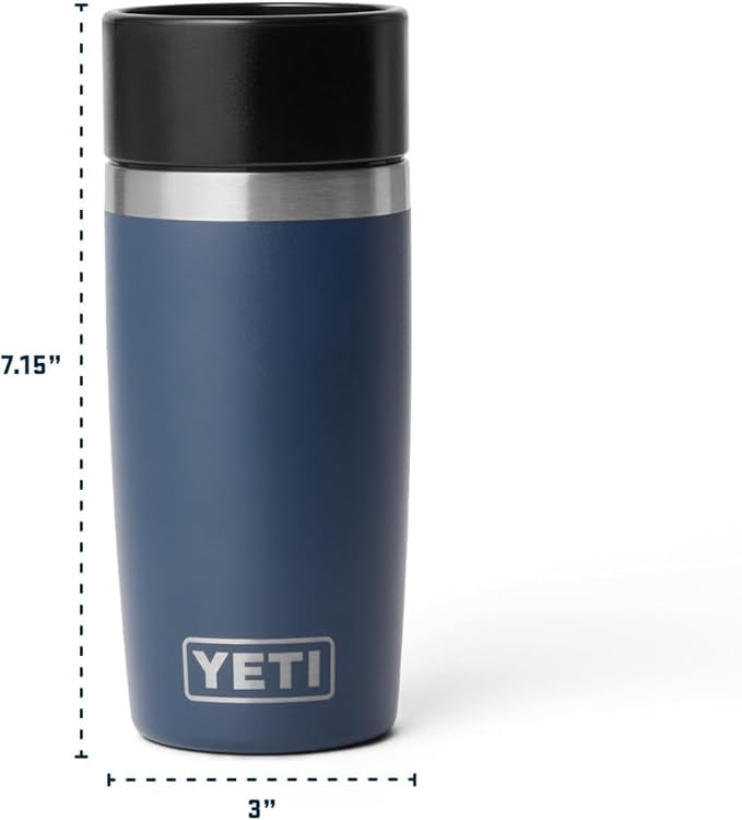 YETI Rambler 12 oz Travel Bottle, Stainless Steel, Vacuum Insulated with Leakproof Commuter Cap, Royal Blue