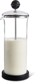 Fino Milk Frother, Tempered Glass, Non-Skid Base, 16-Ounce Capacity