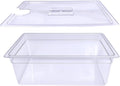 26 QT Large Sous Vide Container With Lid, Sous Vide Tub Kit Compatible with Wancle Anova, Joule, Instant Pot Sous Vide Cookers for Home Chefs Professional Use (26 qt no rack)