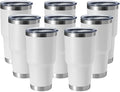 HASLE OUTFITTERS 30oz Stainless Steel Tumbler, Double Wall Vacuum Insulated Travel Mug Tumbler, Durable Insulated Coffee Mug, Gift Box Set （Glacier, 8