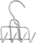 The Sausage Maker® Bacon Hanger 4-Prong Meat Hooks SUS304 Stainless Steel, Heavy Duty Butcher’s Hook Accessories for Meat Smoking, Processing, Drying, Grilling, BBQ, 3.5” W x 5.8” H