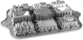 Nordic Ware Train Cake Pan, 5 Cup, Silver