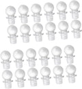 MAGICLULU 24pcs Glass Ball Wine Stoppers Decorative Container Stopper Aroma Dispenser Oil Bottle Wine Tasting Party Supplies