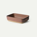Mora Ceramic Baking Dish with Handles For Casserole, Lasagna, Gratin, Broiling, Roasting, and Baking. Large 9x13 in Pan, Extra Deep - Porcelain Serving Bakeware from Oven to Table. Freezer Safe - Teracotta