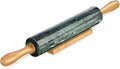 Koville Marble Rolling Pin, Non-Stick Stone Dough Roller, Rolling Pin for Baking,Pasta, Dumpling, Ravioli, Fondant,Pie Crust, Kitchen Baking Pastry Tools