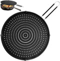 Silicone Splatter Screen for Frying Pan,13inch Grease Splatter Guard,Heat-Resistant Splatter Guards for Cooking,Dishwasher Safe