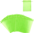 100PCS Fruit Protection Bag Green Mesh Netting Bag with Drawstring(Green,10x12cm)