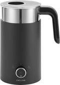 ZWILLING Enfinigy Cool Touch Milk Frother, Hot n Cold Foam Milk Frother, Cream y for Milk, Plant-based Milk - Black