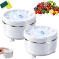 2026 Upgraded Fruit And Vegetable Washing Machine,Titanium Electrolysis Produce Cleaner,Ipx7 Waterproof Cordless Device For Berries & Meat For Fruits, Vegetable & More (2PCS)