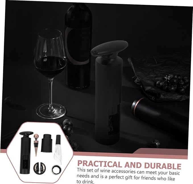 6pcs Wine Aerator and Opener Set Corkscrew Wine Opener Home Party Wedding