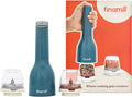 FinaMill Classic Battery Spice Mill – Battery Operated Salt and Pepper Grinder Set, Includes 2 Interchangeable Spice Pods, Adjustable Coarseness, Ceramic Grinder, LED Light, Home and Kitchen Gift Set