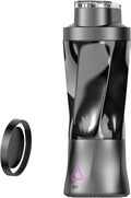 Personal Juice Blender With 24-Ounce Capacity Portable Mixing Cup USB Rechargeable Smoothie Maker BPA-Free With Leak-Proof Lid Suitable For Travel Fitness Camping And Home Use (Black)
