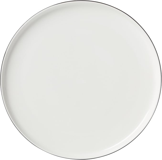 Oneida 896602 24 Seven Black Rim 12-Piece Dinnerware Set