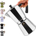 12 Cup Aluminum Moka Pot Classic Stovetop Espresso Coffee Maker 600ml 20oz Coffeemaker Percolator Mocha Pot Greca Coffee Maker Cafe Makers for Italian and Cuban Café Brewing Silver