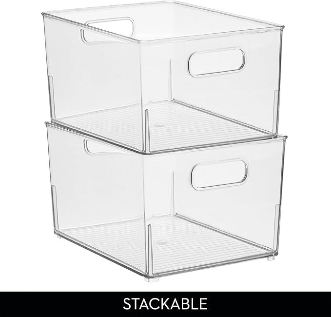 InterDesign iDesign RPET Bath Clear Bin