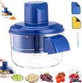 Grape Peeling Machine, Electric Garlic Peeler Machine, Automatic small fruit peeler, Rechargeable Home Kitchen Aid Peeler for Grapes, Garlic, Tomato, Cherry (Blue)