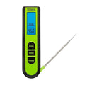 Taylor TruTemp Dual Instant Read Infrared Meat and Food Thermometer, Digital for Cooking, IPX5 Splash Proof Design, Plus Meat Probe for BBQ, Kitchen, Smoker, and Grilling, Green