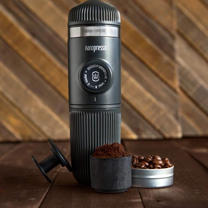 WACACO Accessory for Nanopresso, Barista Kit, Larger Water Tank with 3 Filter Baskets, for Lungo Espresso