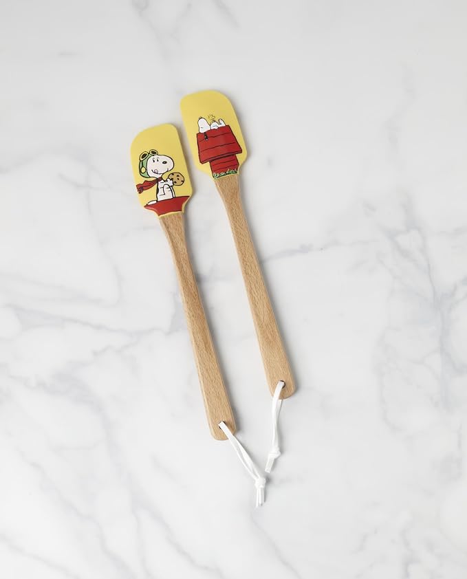 Lenox 898263 Chef Snoopy Spatulas, Set Of 2, Yellow