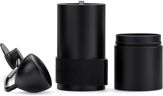 Normcore Manual Coffee Grinder V2, 49mm Titanium Flat Burr, Internal Adjustable Setting, Double Bearing Positioning, High-Precision Hand Coffee Mill with EVA Case, Cleaning Kit