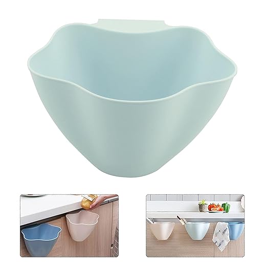 Hanging Trash Can, Kitchen Garbage Bin Waste Bins, Kitchen Cabinet Door Mounted Trash Can Trash Can Trash Can Kitchen Tools Trash Bag Wall Mounted Trash Can (Color : B)