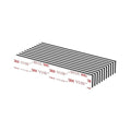 N52-2.5" x 3/8" x 1/16" - 12 Pack, Powerful Rare Earth Rectangular Magnet with 3M 4920VHB Adhesive, Neodymium Bar Magnets, Self Adhesive Block Magnet, Strong Neodymium Magnets Strips