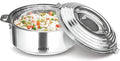 Milton Galaxia 3500 Insulated Stainless Steel Casserole, 3.5 qt. (3300 ml, 111 oz) Thermal Serving Bowl, Keeps Food Hot & Cold for Long Hours, Elegant Hot Pot Food Warmer Cooler, Silver