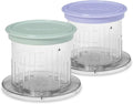 FastFreeze MAX Ice Cream Maker Dessert Cups 2-Pack – 1-Pint Freezer Cups with Lids, Dishwasher-Safe, Compatible with ICE-FD50 for Homemade Ice Cream, Sorbet, Smoothies & Frozen Desserts