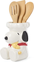 Lenox 897681 Chef Snoopy Figural Utensil Crock 4-Piece Set