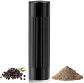 Pepper Mill Grinder, Professional Grade Heavy Duty Metal Manual Pepper Mill, Refillable High Output Heavy Duty Pepper Grinder with Adjustable Coarseness, Stainless Steel Burrs Easy Grinding