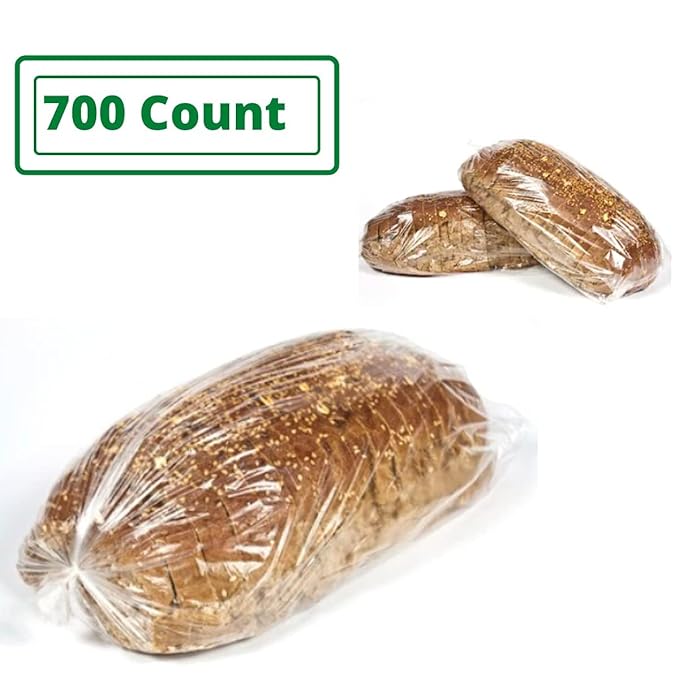 Value Pack - Bread Loaf Plastic Bags 8” x 4” x 20”, 700-count