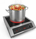 Sunvivi 1800W Induction Cooktop, Commercial-Grade Electric Countertop Burner with Timer, Induction Hot Plate with LED Screen, 10 Power(300W-1800W), 10 Temp Setting(140°F-536°F), Black