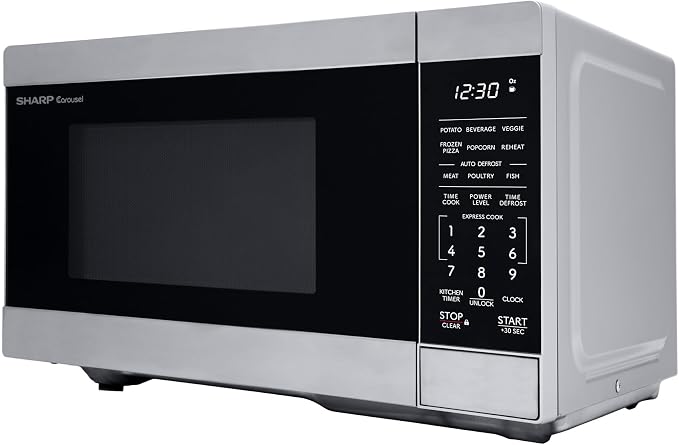Sharp SMC0962KS 0.9 cu. ft. 900W Stainless Steel Countertop Microwave Oven
