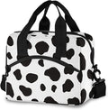 Milk Cow Dot Skin Insulated Lunch Bag Reusable Lunch Tote Bag Cooler Bag for Women Men Adult Lunch Box with Adjustable Shoulder Strap Leakproof Lunch Bag for Work School Picnic Camping